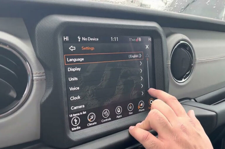 Jeep Wrangler Screen Not Working 1