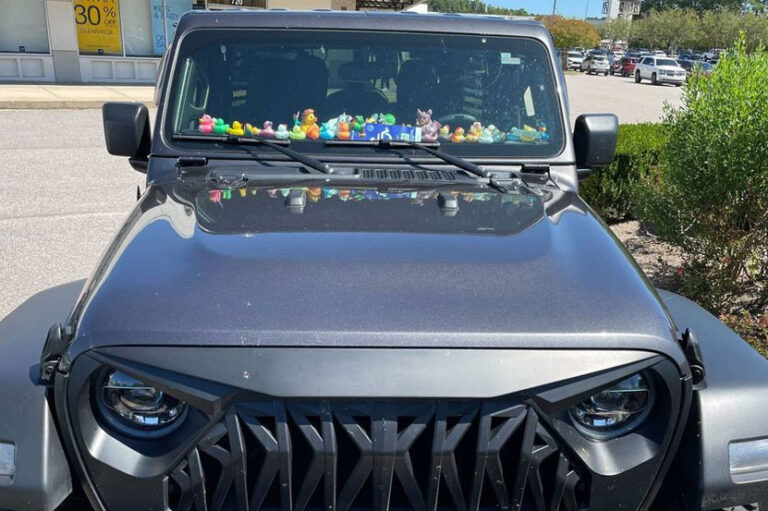 Why do people put ducks on jeeps jeep easter egg
