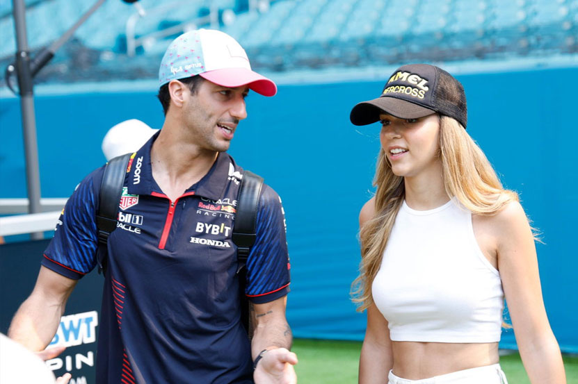 daniel ricciardo girlfriend Heidi Berger
